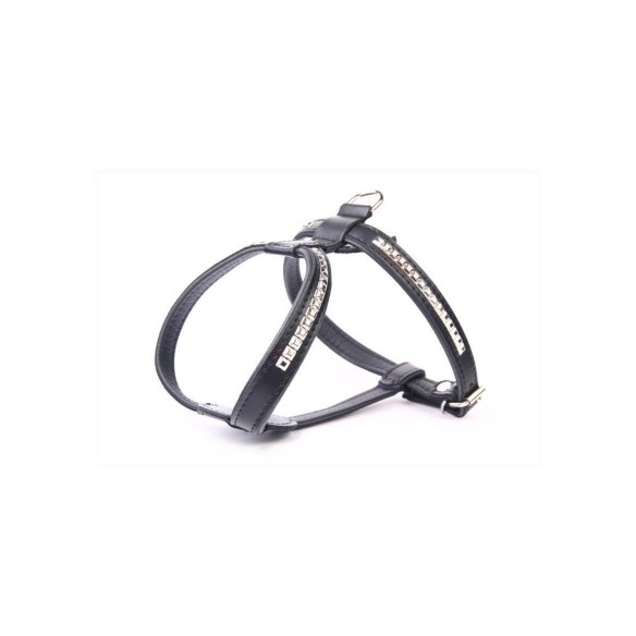 Arnés de Piel Luxury con Clavos 60 cm - Estilo y Comodidad