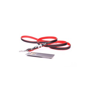 Correa de Piel Luxury Joya 120 cm en Color Rojo