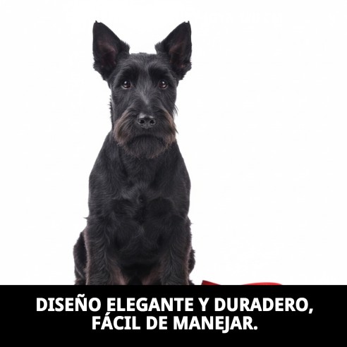 Correa de Piel Luxury Joya 120 cm en Color Rojo