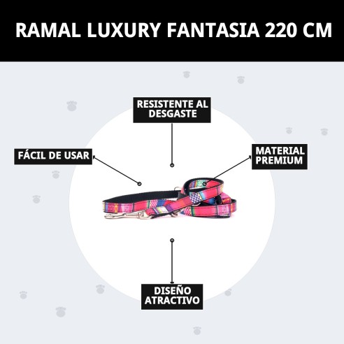 Ramal Luxury Fantasía 220 cm: Elegancia y Estilo para tu Mascota