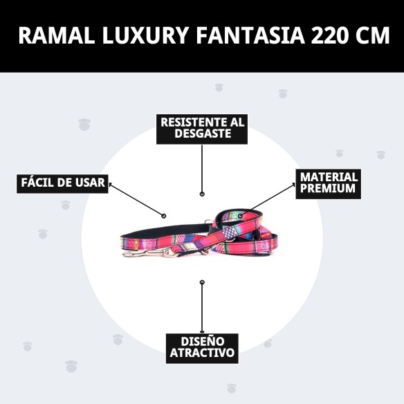 Ramal Luxury Fantasía 220 cm: Elegancia y Estilo para tu Mascota