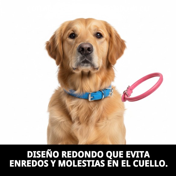 Collar Piel Luxury Redondo 40 cm - Estilo y Elegancia