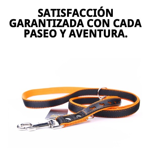 Ramal Piel Luxury Reflectante 220 cm para Mascotas