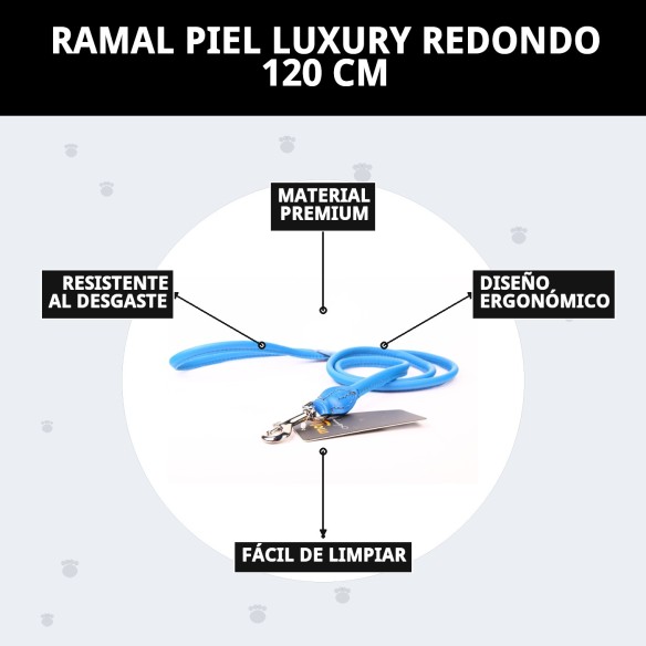 Ramal Piel Luxury Redondo 120 cm - Estilo y Comodidad