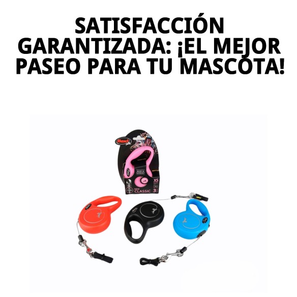 Correa Flexi New Classic XS 3M - Ideal para tu mascota