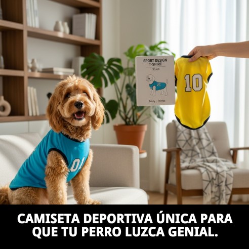 Camiseta Sport para Perros - Estilo y Comodidad Moly