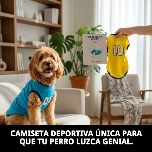 Camiseta Sport para Perros - Estilo y Comodidad Moly