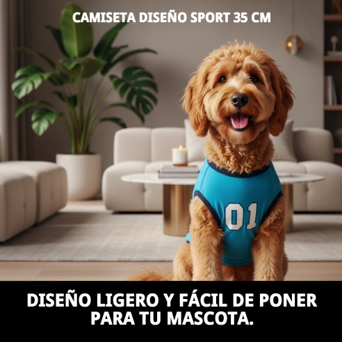 Camiseta Sport para Perros - Estilo y Comodidad Moly