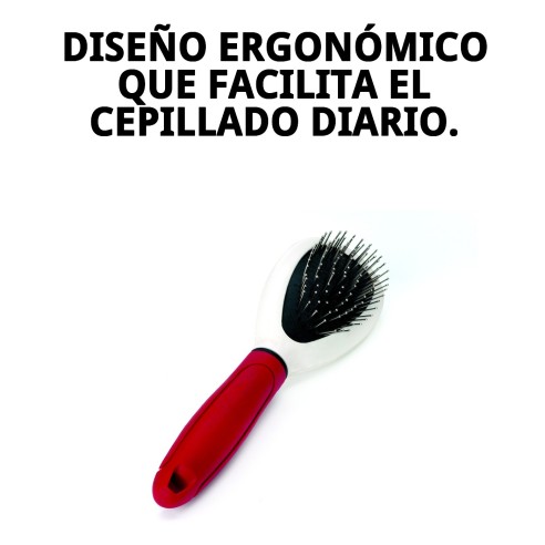 Cepillo Púas Simple Moly Confort para Mascotas - Cuidado Ideal