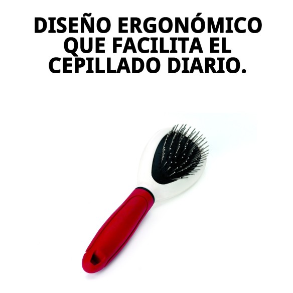 Cepillo Púas Simple Moly Confort para Mascotas - Cuidado Ideal