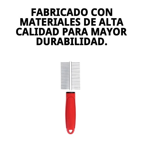 Peine Doble Moly Confort para Peluquería de Mascotas