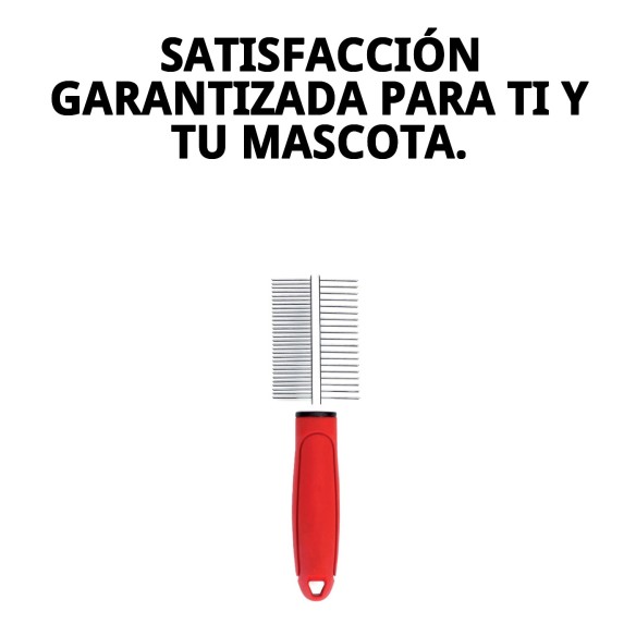 Peine Doble Moly Confort para Peluquería de Mascotas