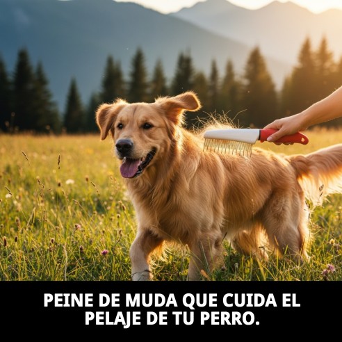 Peine Muda Moly Confort para el Cuidado de tu Mascota