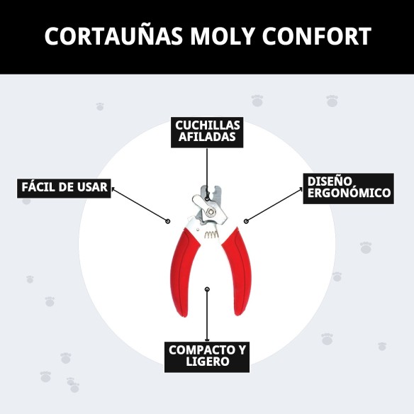Cortauñas Moly Confort: Cuidado Perfecto para tus Mascotas