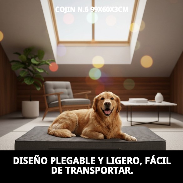 Cojín N.6 para perros y gatos, cómodo y lavable