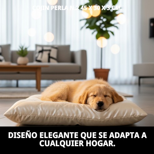 Cojín Perla N.2 45x30x3 cm: Confort para tu mascota