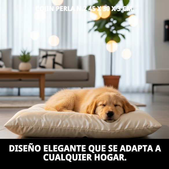 Cojín Perla N.2 45x30x3 cm: Confort para tu mascota