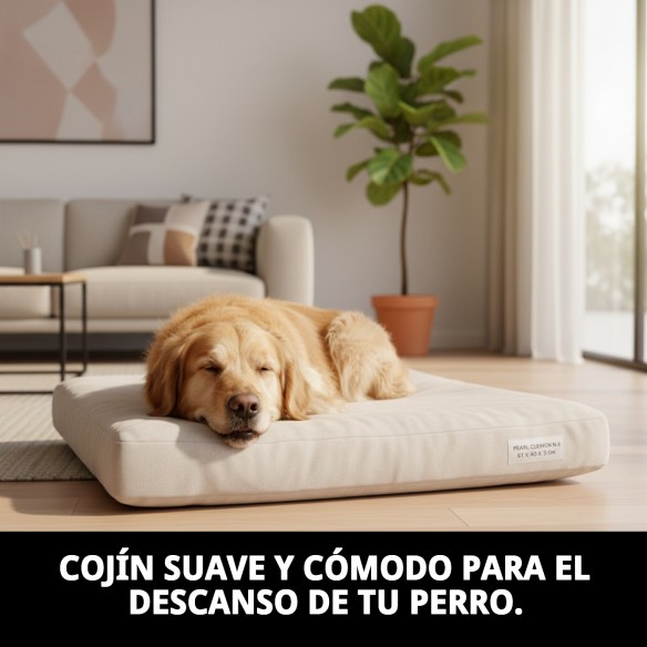 Cojín Perla N.4 para Mascotas 61x40 cm - Confort y Estilo