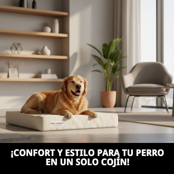 Cojín Perla N.7 para Mascotas 87x58x3 cm - Comodidad Ideal