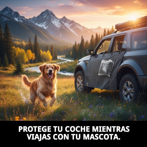 Cubreasientos para coche 145x150 cm - Protección ideal mascotas