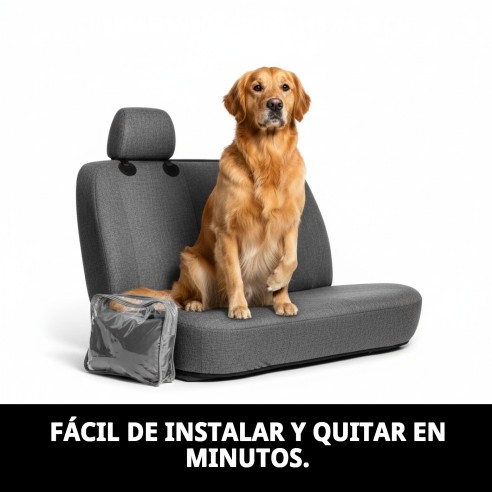 Cubreasientos para coche 145x150 cm - Protección ideal mascotas