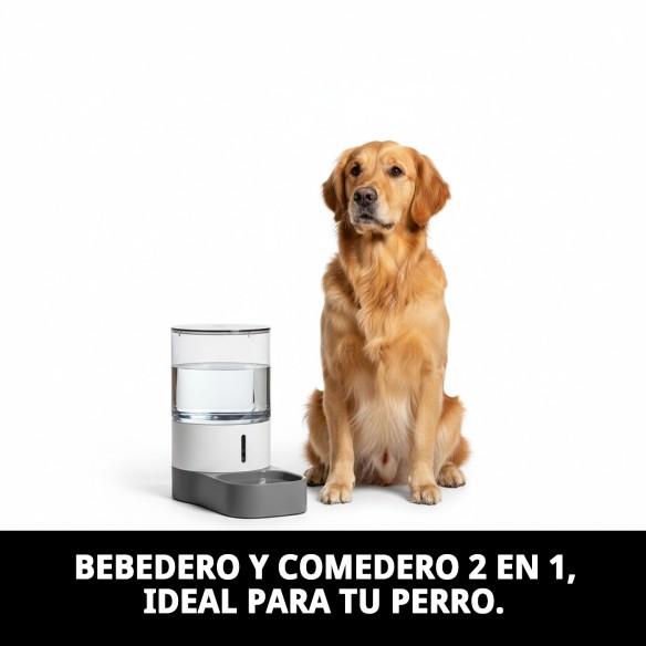 Bebedero Comedero Break Reserva 0,65 L para Mascotas