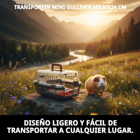 Transportín Mini Gulliver: Seguridad y Comodidad para Mascotas