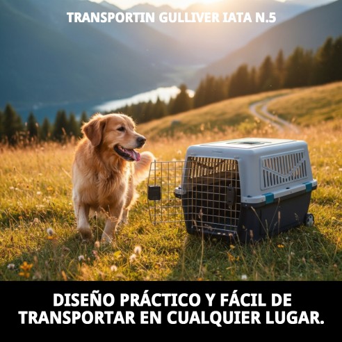 Transportín Gulliver IATA N.5 para Perros de 25-30 Kg