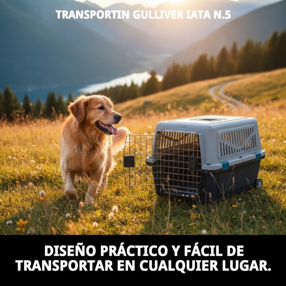Transportín Gulliver IATA N.5 para Perros de 25-30 Kg
