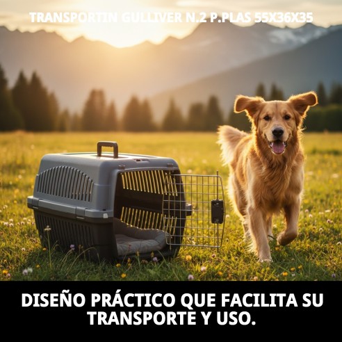 Transportín Gulliver N.2: Comodidad y Seguridad para Mascotas