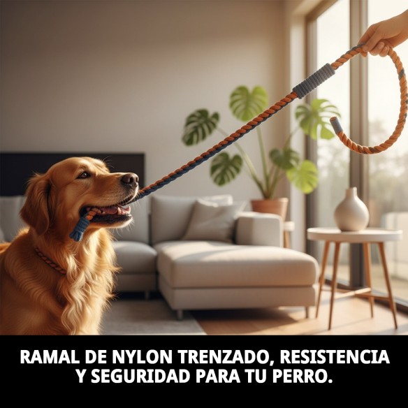 Ramal de Nylon Trenzado 160cm x 1.5cm para Mascotas