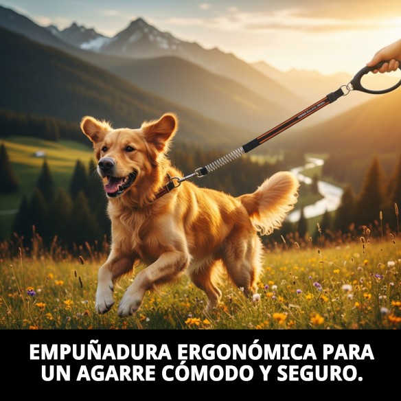 Empuñadura Omega C/Muelle 60cm para Mascotas de Calidad