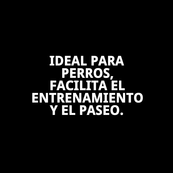 Empuñadura de cuero y fieltro con muelle 45 cm para mascotas