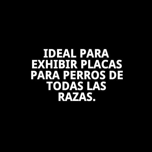 Expositor para 24 Placas con Huella - Accesorios Mascotas