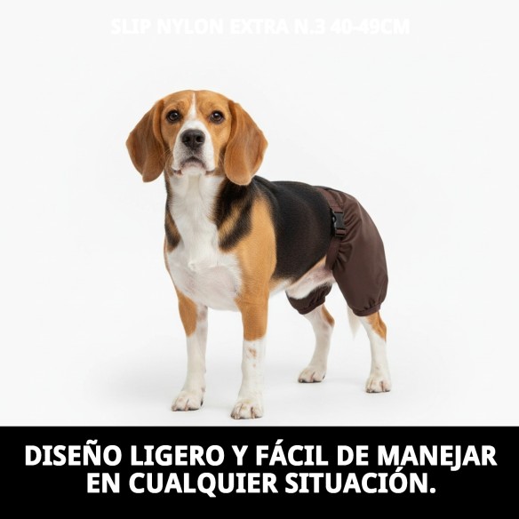 Slip Nylon Extra para Perros de 40-49cm - Confort y Limpieza