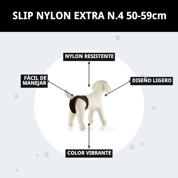 Slip Nylon Extra para Perros en Celo - Talla N.4 50-59cm