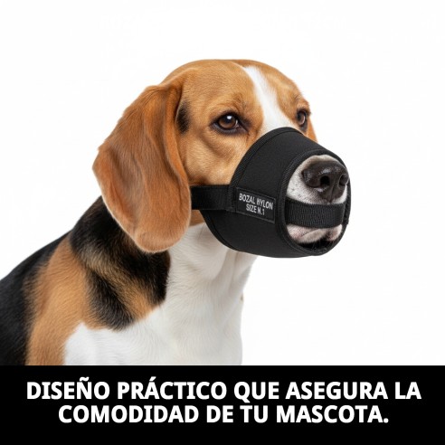 Bozal Nylon Talla N.1 - Comodidad y Seguridad para tu Mascota