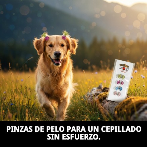 Expositor 4 Pinzas para Pelo - Cuida la Belleza de tu Mascota