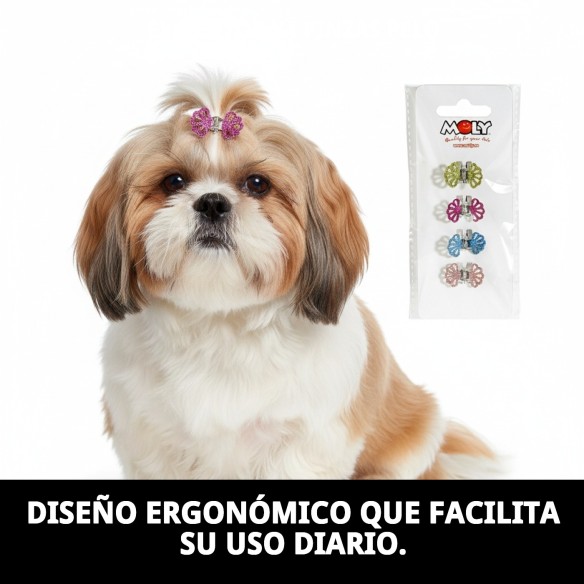 Expositor 4 Pinzas para Pelo - Cuida la Belleza de tu Mascota