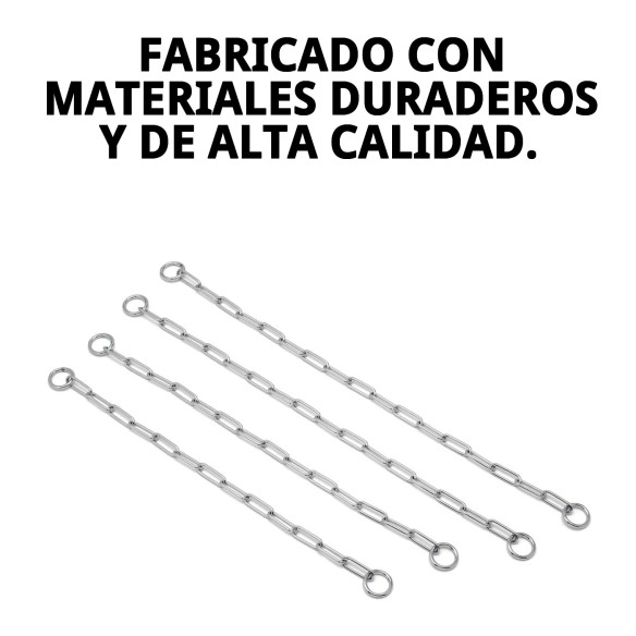 Collar Cadena E.Largo 65cm x 4mm para Mascotas