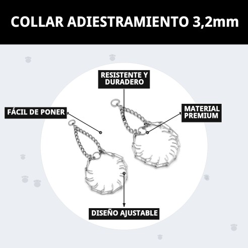 Collar de Adiestramiento 3,2mm: Control y Comodidad Para Tu Mascota