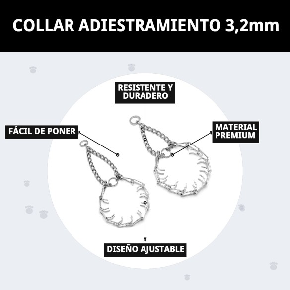 Collar de Adiestramiento 3,2mm: Control y Comodidad Para Tu Mascota