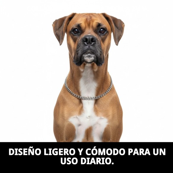 Collar Estran Cadena 35cm x 2mm para Mascotas Activas