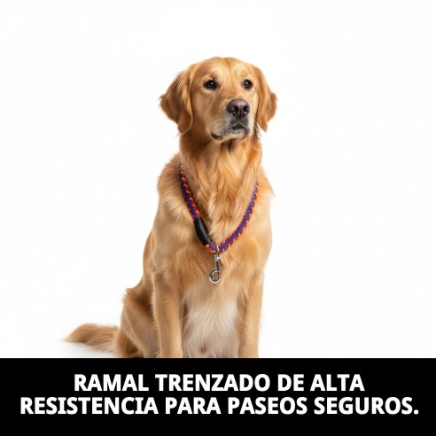 Ramal Omega Trenzado 120cm - Resistente y Cómodo para tu Mascota