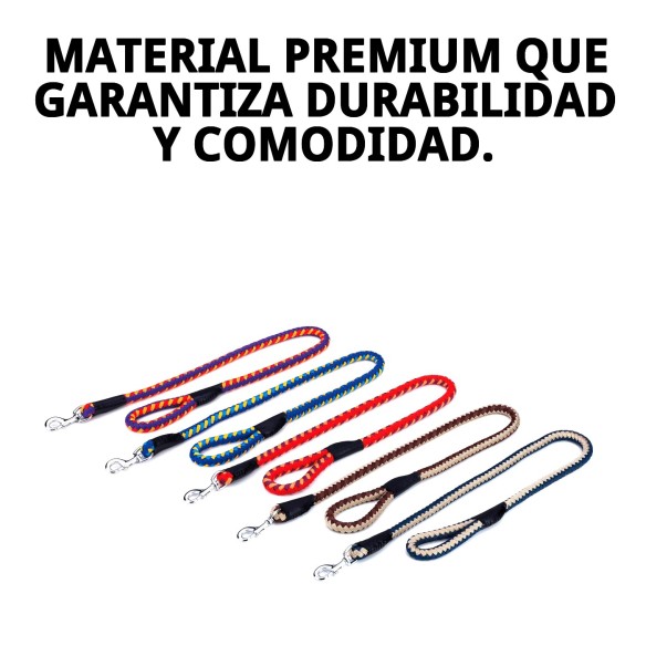 Ramal Omega Trenzado 120cm - Resistente y Cómodo para tu Mascota