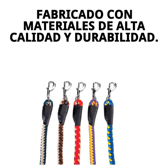 Ramal Omega Trenzado 60cm para pasear a tu perro
