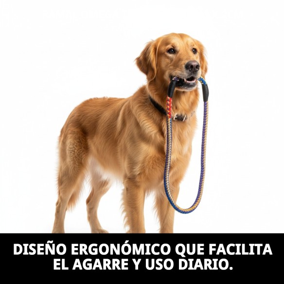 Ramal Omega Trenzado 60cm para pasear a tu perro