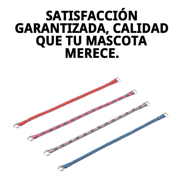 Collar de Nylon Redondo 40cm x 8mm para Mascotas