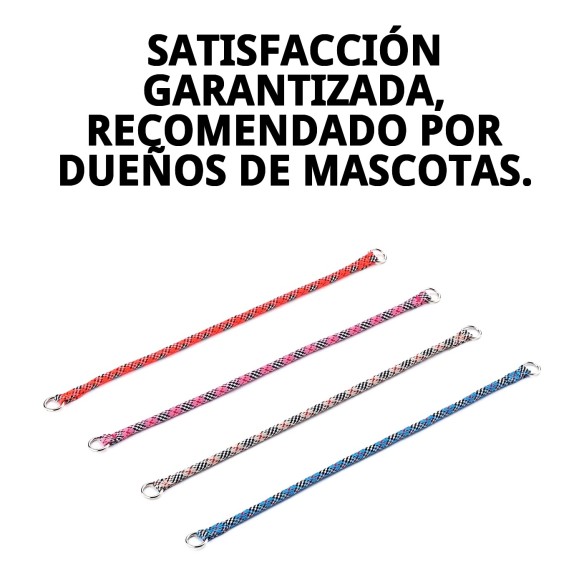 Collar Nylon Redondo 50cm X 13mm para Mascotas