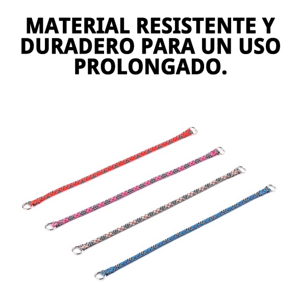 Collar Nylon Redondo 55cm x 13mm para Mascotas Activas